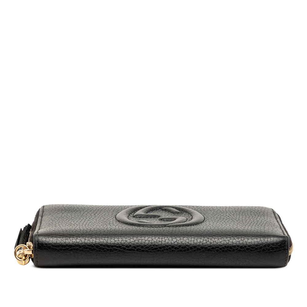Pre-Loved Gucci Grained Calfskin Soho Zip Around Wallet - Picture 3 of 7